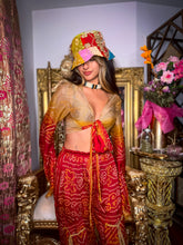 Load image into Gallery viewer, Bandhani Tiger Jasmine Set

