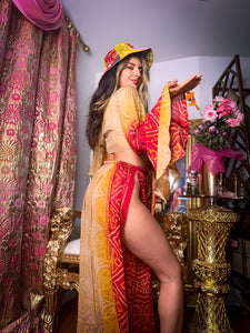 Bandhani Tiger Jasmine Set