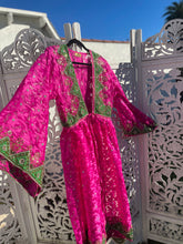 Load image into Gallery viewer, Fuscia Fantasy Anarkali Jacket Dress Robe
