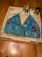 Load image into Gallery viewer, Electric Ocean Halter Top
