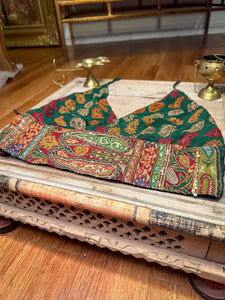 Emerald Paisley Halter Top
