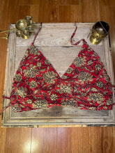 Load image into Gallery viewer, Bohemian Rose Halter Top
