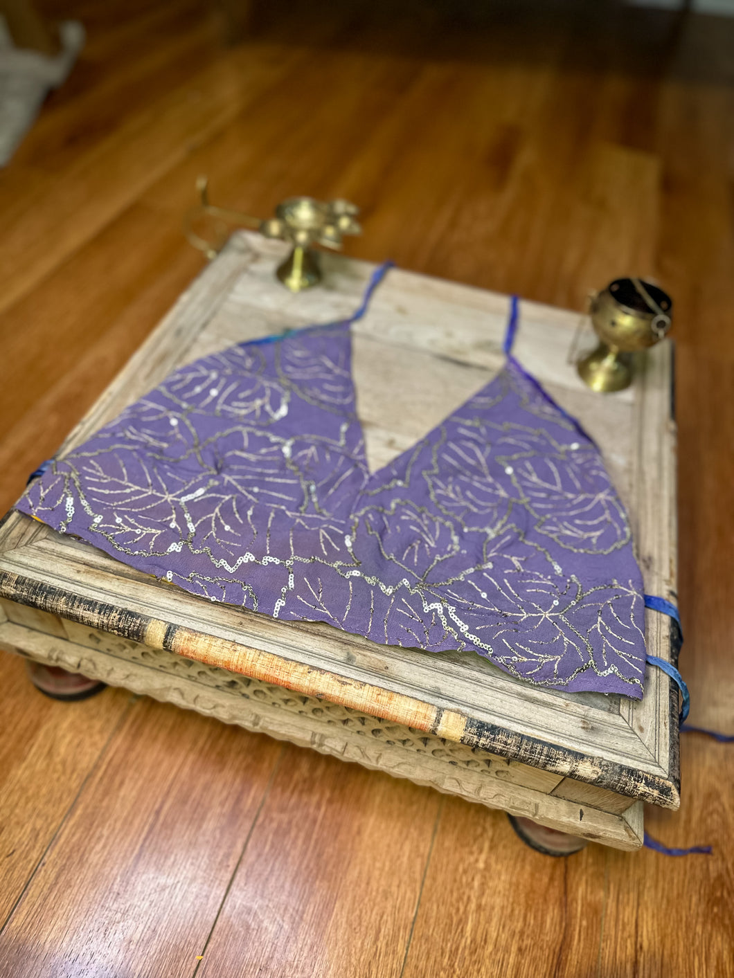 Lilac Sparkles Halter Top