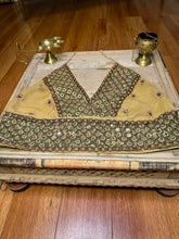 Load image into Gallery viewer, Golden Emerald Halter Top
