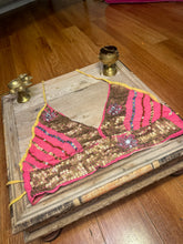Load image into Gallery viewer, Sparkle Me Pink Halter Top
