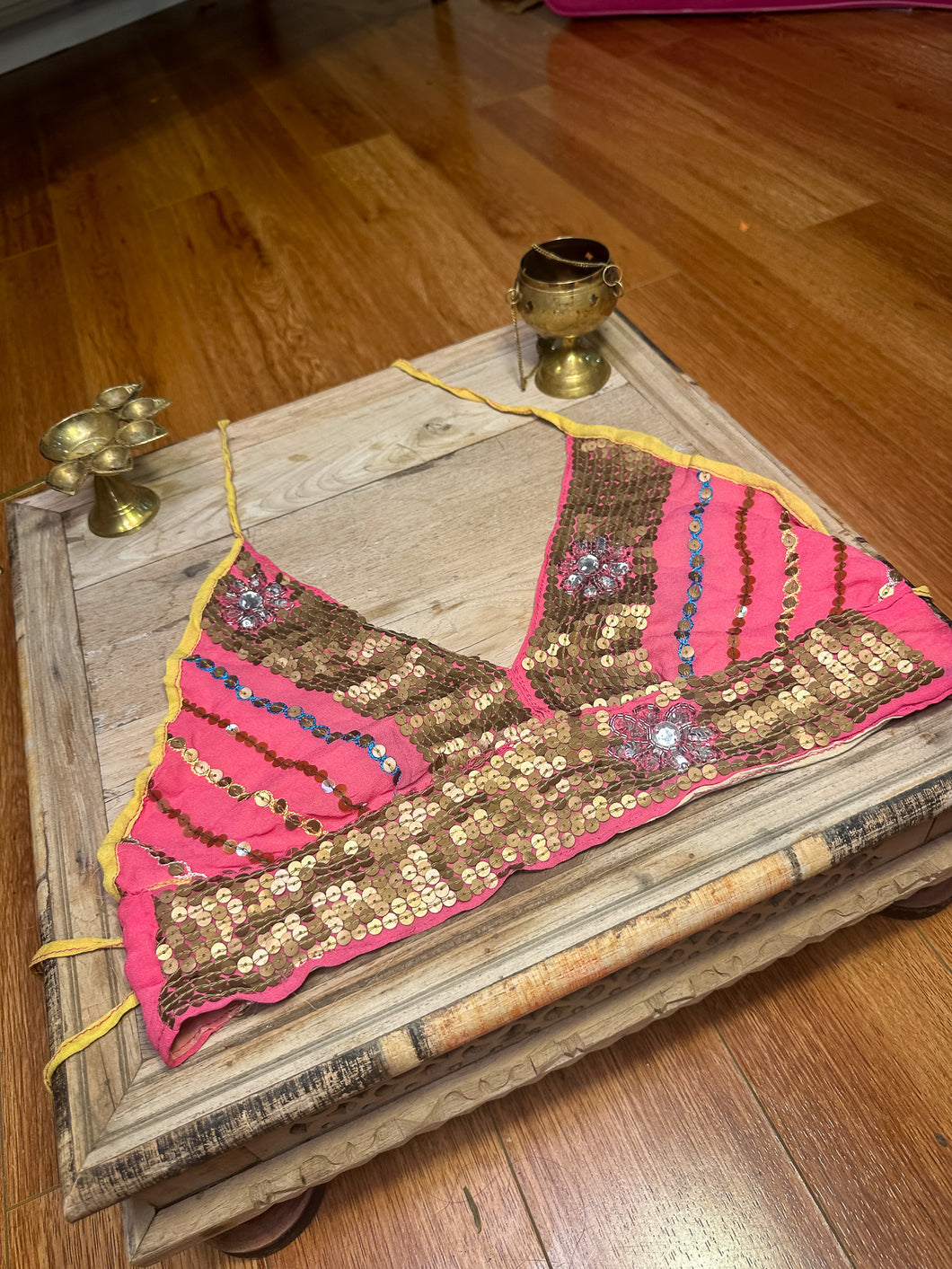 Sparkle Me Pink Halter Top