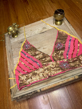 Load image into Gallery viewer, Sparkle Me Pink Halter Top

