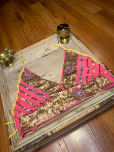 Sparkle Me Pink Halter Top