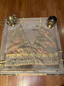 Lemonade Tiger Halter Top