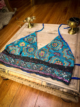 Load image into Gallery viewer, Blue Lotus Halter Top
