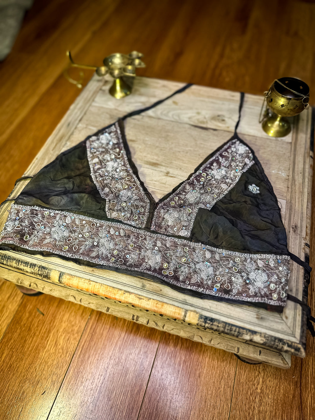 Midnight Tourmaline Halter Top