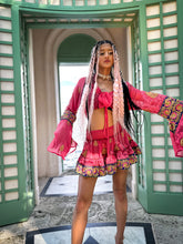 Load image into Gallery viewer, Pink Lotus Micro Mini Skirt Set

