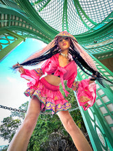 Load image into Gallery viewer, Pink Lotus Micro Mini Skirt Set
