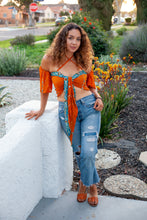 Load image into Gallery viewer, Sunset Aura Wrap Top

