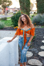 Load image into Gallery viewer, Sunset Aura Wrap Top
