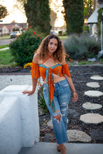 Load image into Gallery viewer, Sunset Aura Wrap Top
