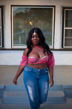 Load image into Gallery viewer, Pink Lotus Aura Wrap Top
