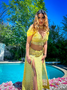 Yellow Diamonds Goddess Set