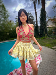 Periwinkle Pixie Micro Mini Skirt