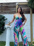 Rainbow TieDye Jumpsuit