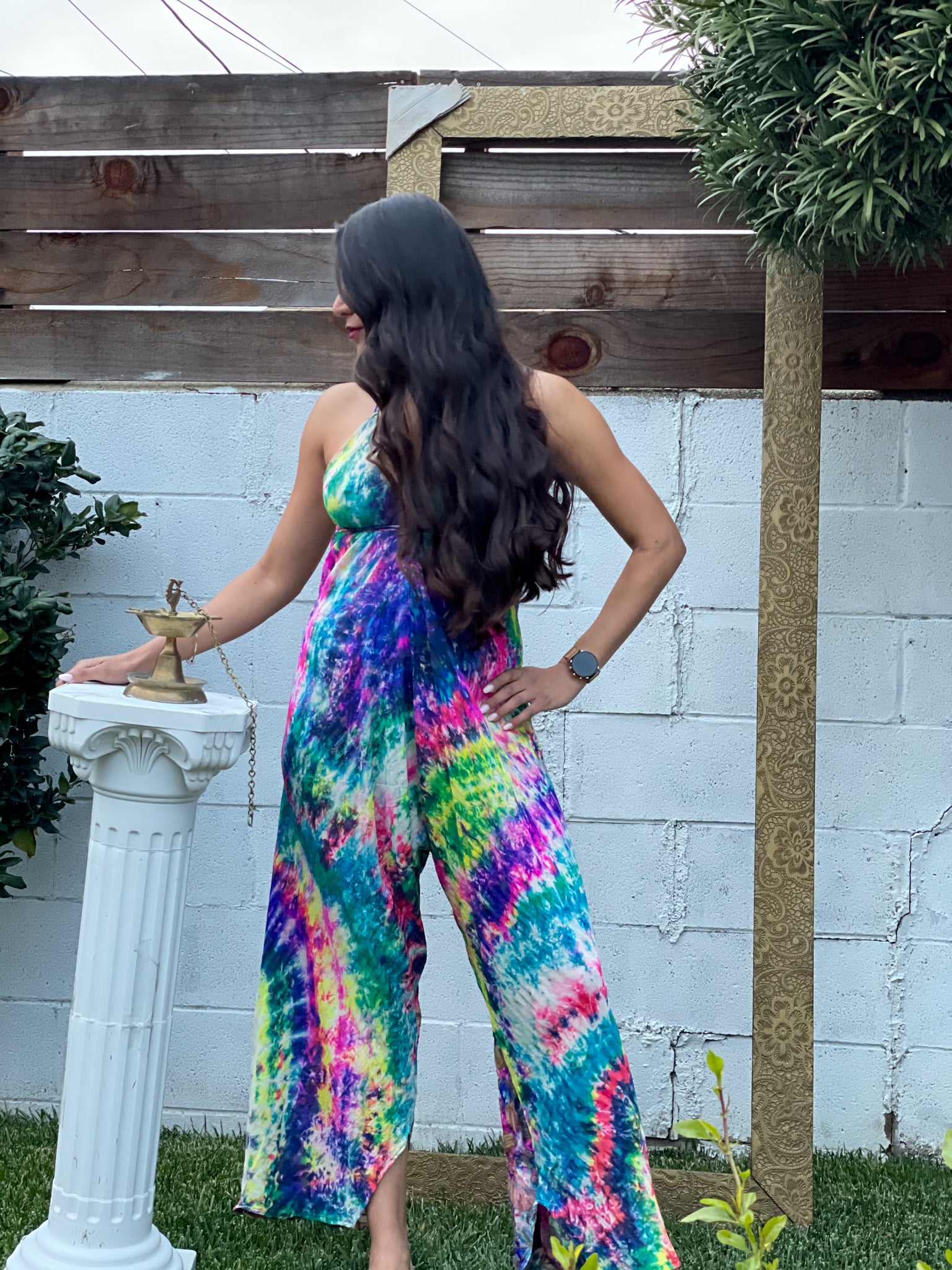 Rainbow TieDye Jumpsuit
