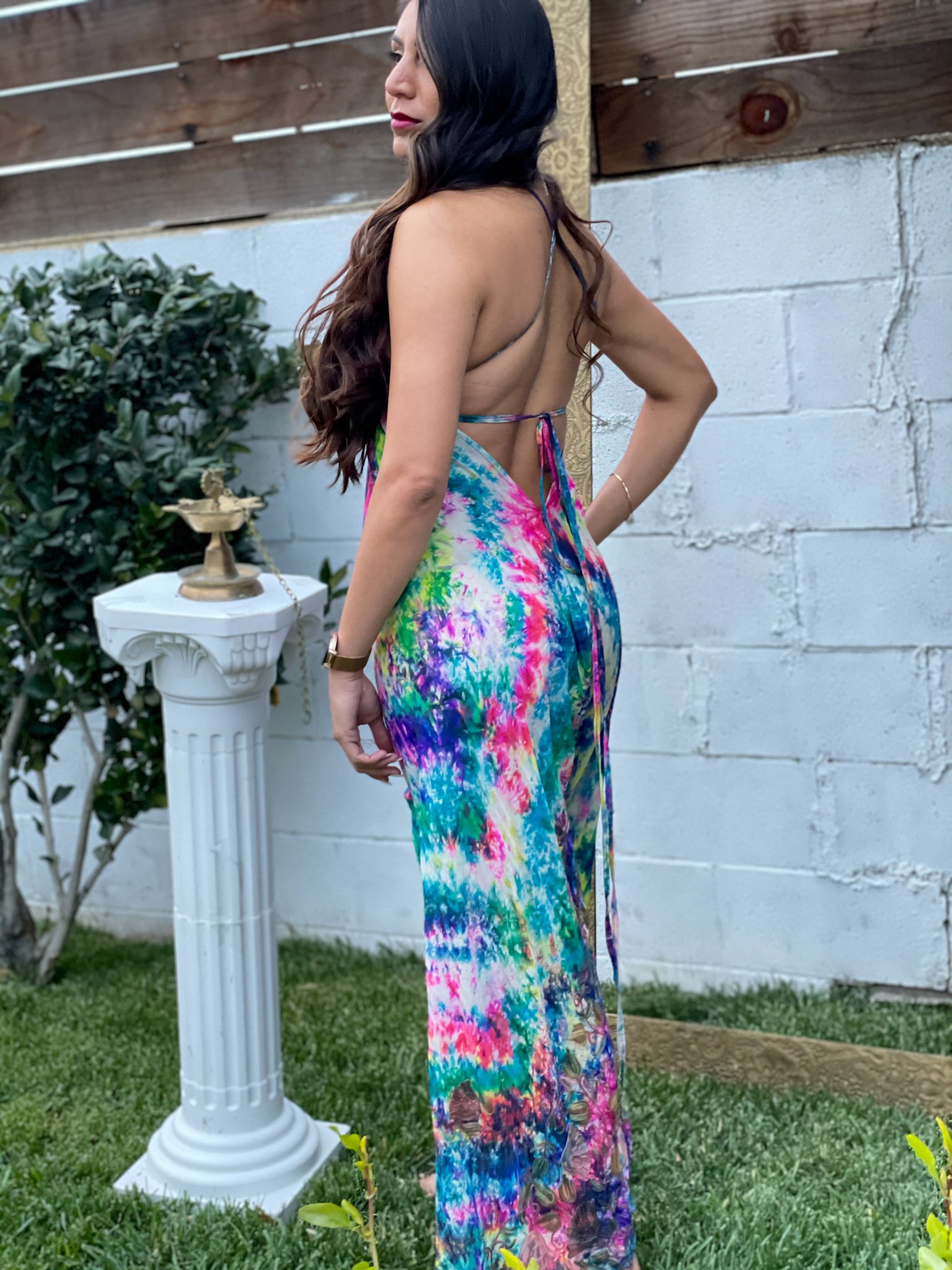 Rainbow TieDye Jumpsuit