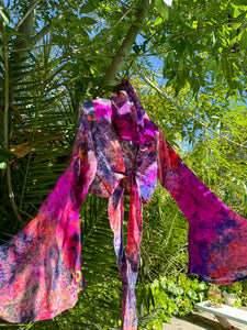 Pink Sunset Wrap Top