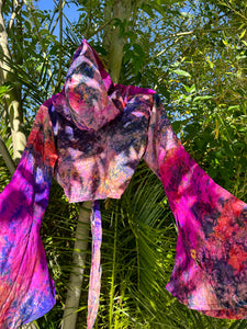 Pink Sunset Wrap Top