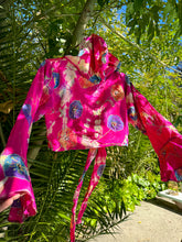Load image into Gallery viewer, Fairy Orchids Hoodie Wrap Top
