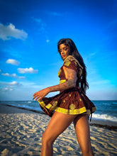 Load image into Gallery viewer, Golden Chai Micro Mini Skirt Set
