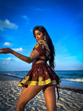 Load image into Gallery viewer, Golden Chai Micro Mini Skirt Set
