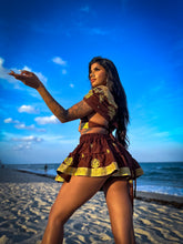 Load image into Gallery viewer, Golden Chai Micro Mini Skirt Set
