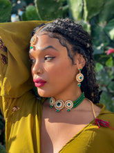 Load image into Gallery viewer, The Emerald Empire Necklace Set

