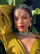 Load image into Gallery viewer, The Emerald Empire Necklace Set
