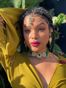 The Emerald Empire Necklace Set