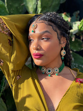 Load image into Gallery viewer, The Emerald Empire Necklace Set
