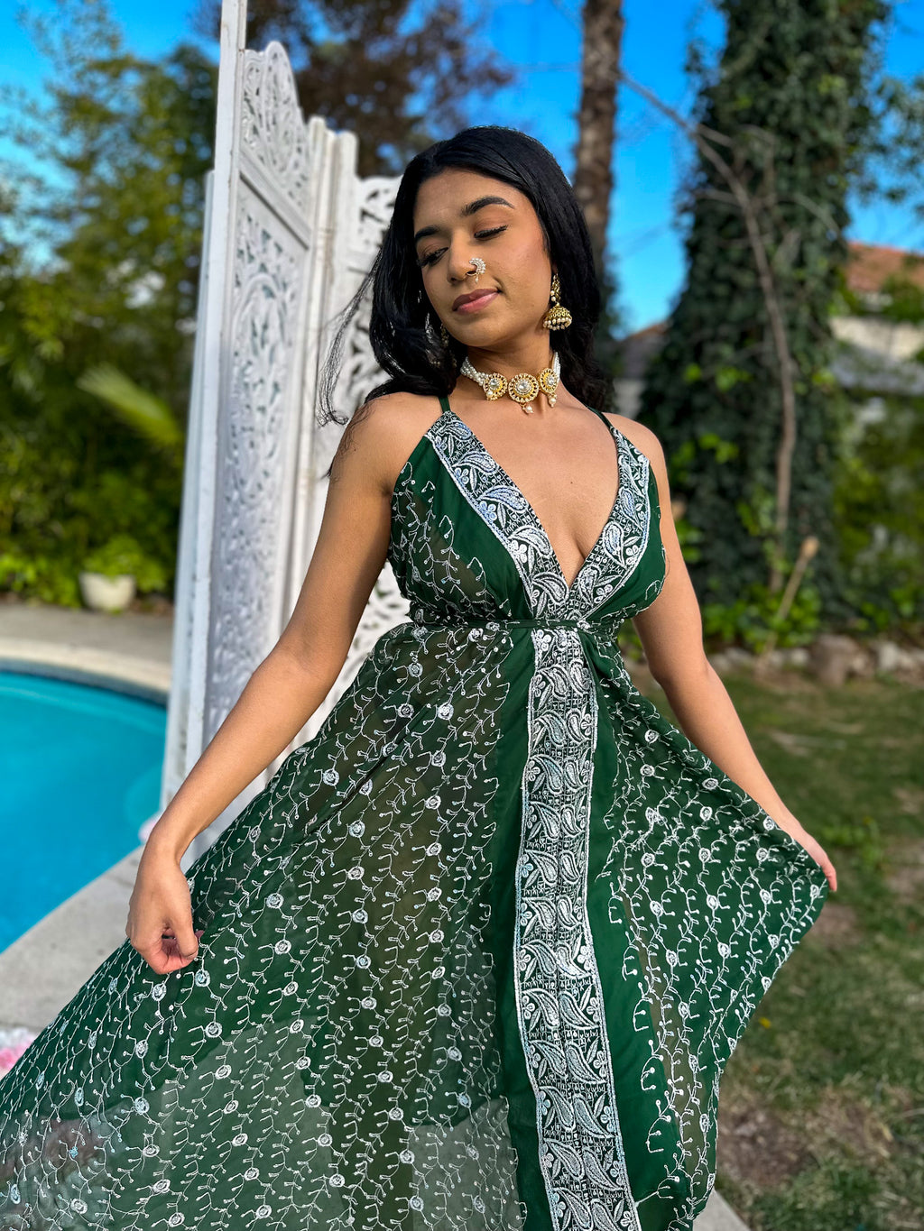 Emerald Diamonds Magic Dress