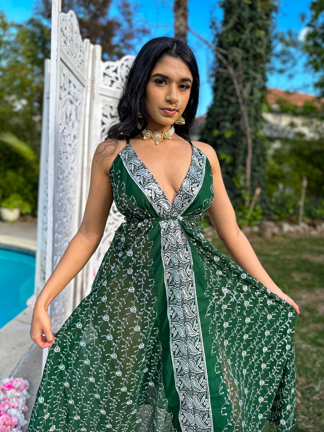 Emerald Diamonds Magic Dress