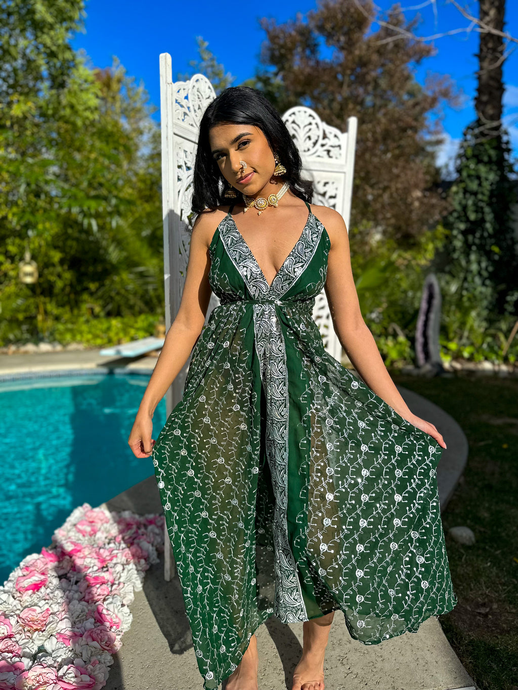 Emerald Diamonds Magic Dress
