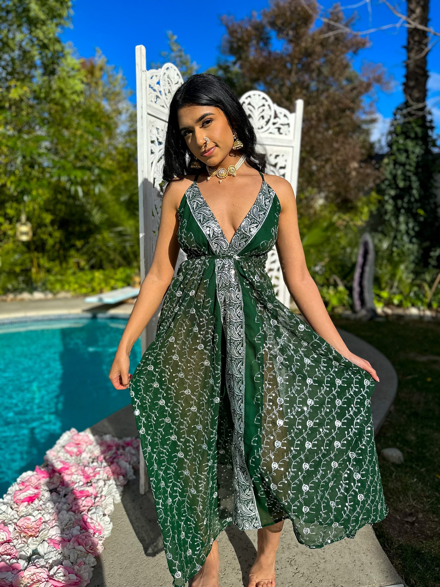 Emerald Diamonds Magic Dress