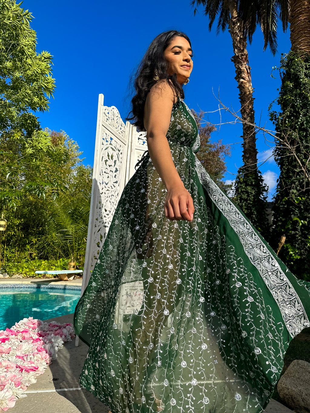 Emerald Diamonds Magic Dress