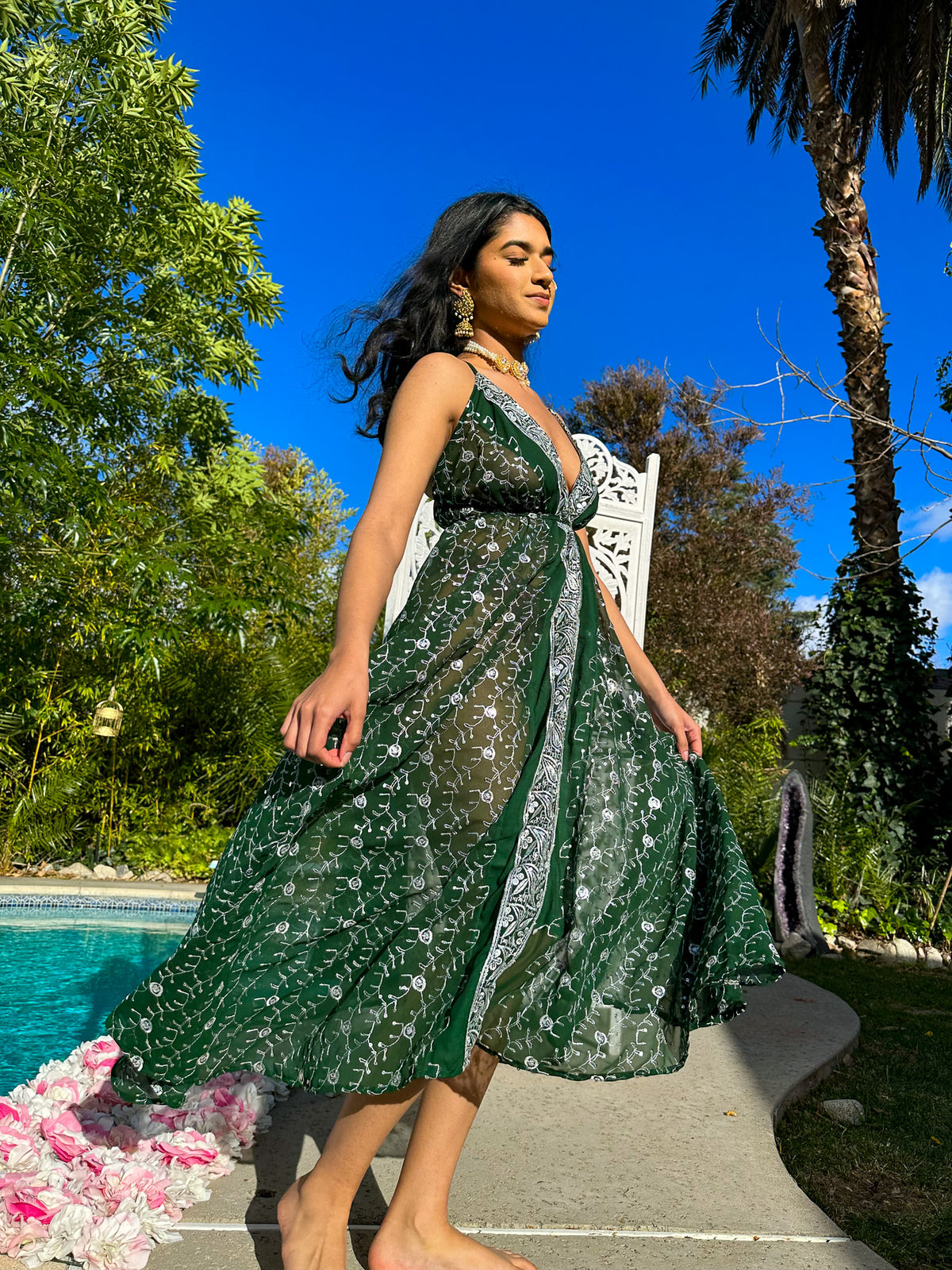 Emerald Diamonds Magic Dress
