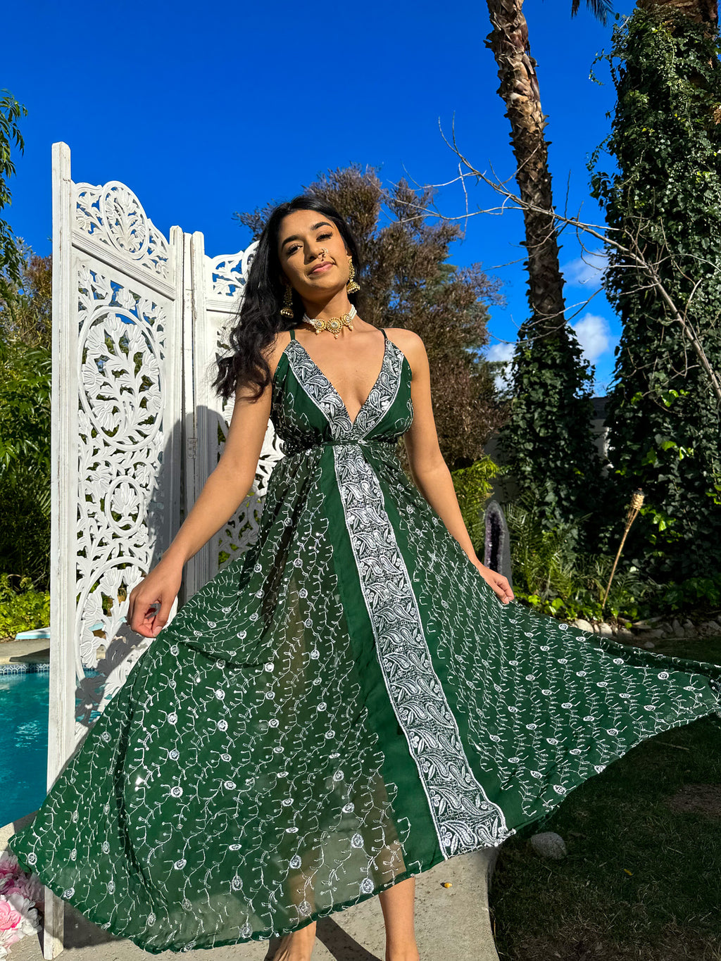 Emerald Diamonds Magic Dress