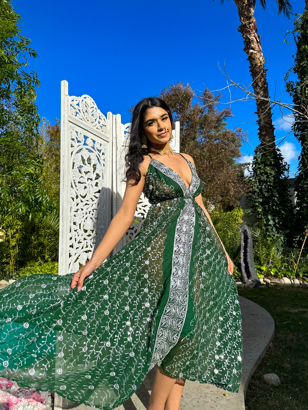 Emerald Diamonds Magic Dress