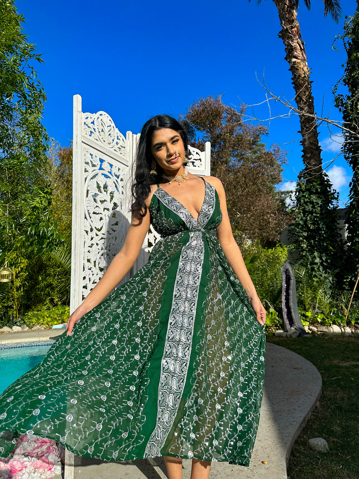 Emerald Diamonds Magic Dress