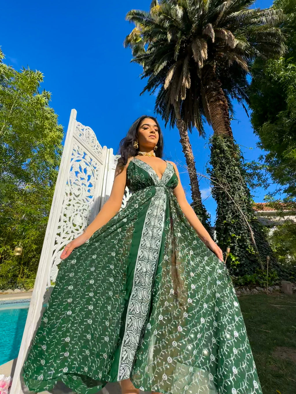 Emerald Diamonds Magic Dress