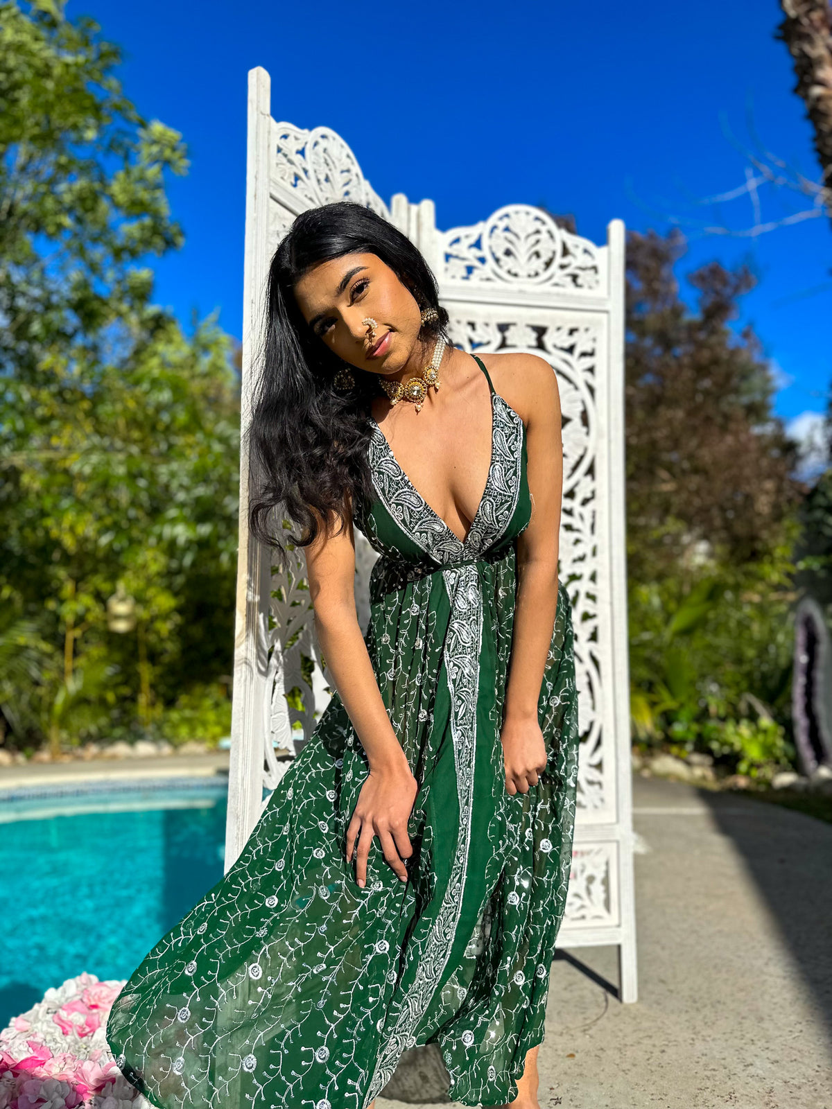 Emerald Diamonds Magic Dress