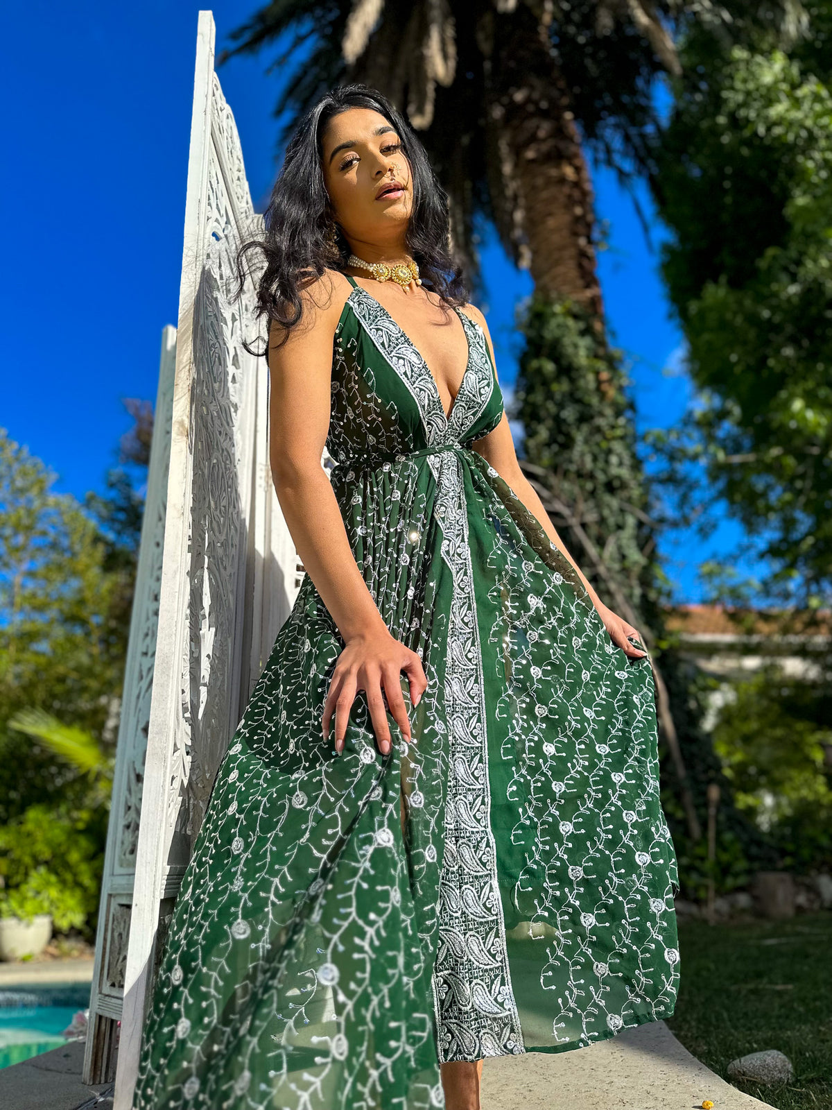 Emerald Diamonds Magic Dress