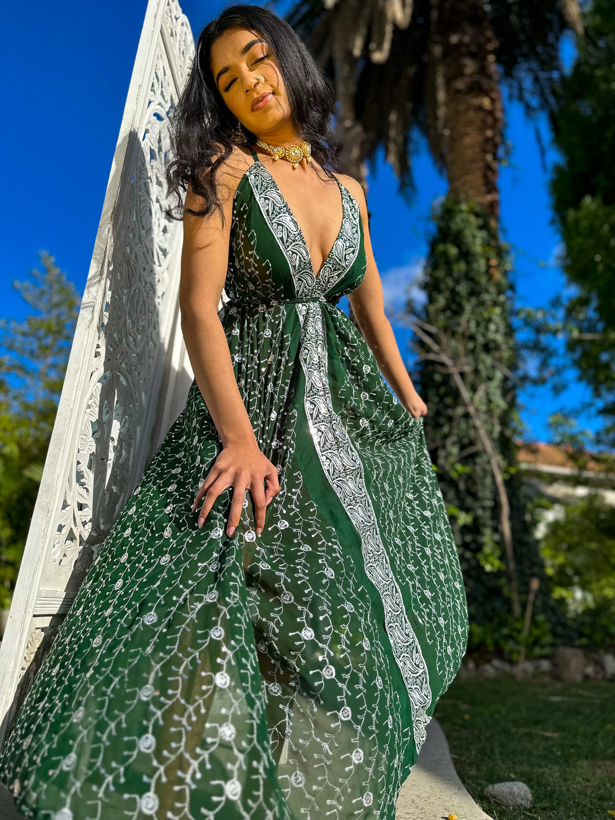 Emerald Diamonds Magic Dress
