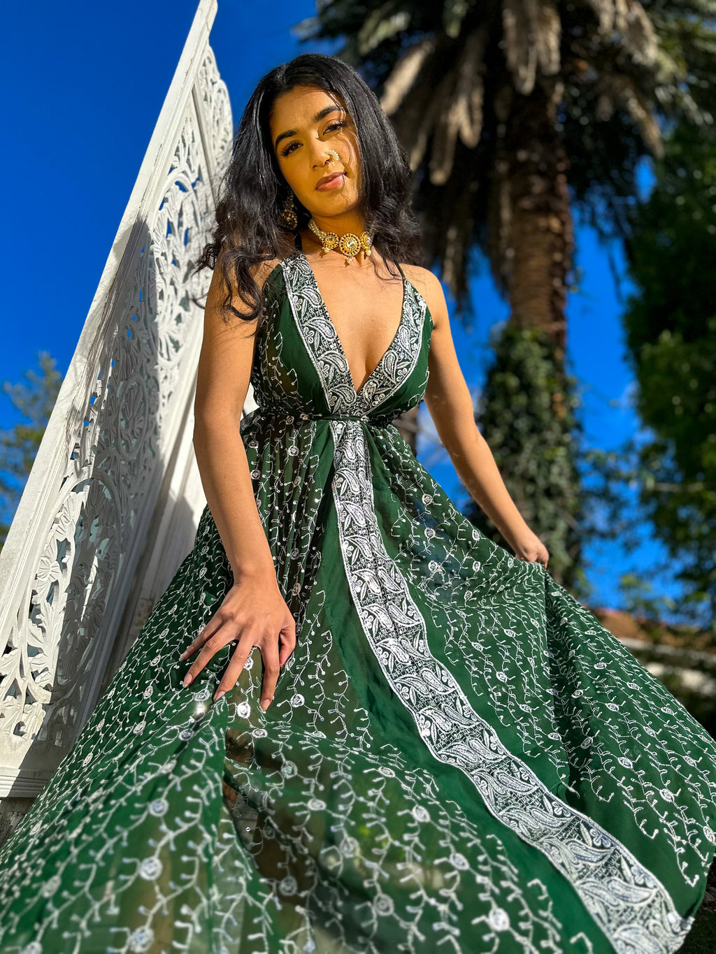 Emerald Diamonds Magic Dress